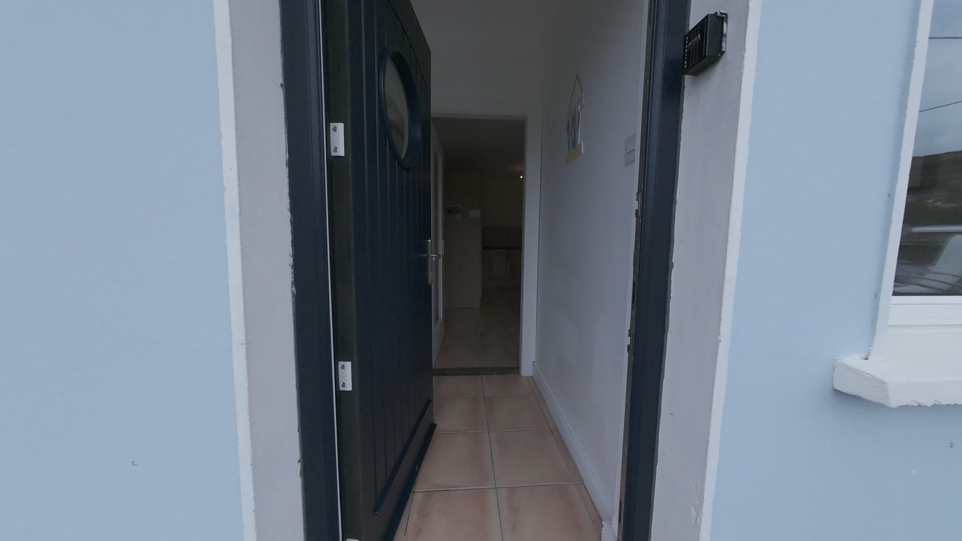Front door and hallway at Sandycove